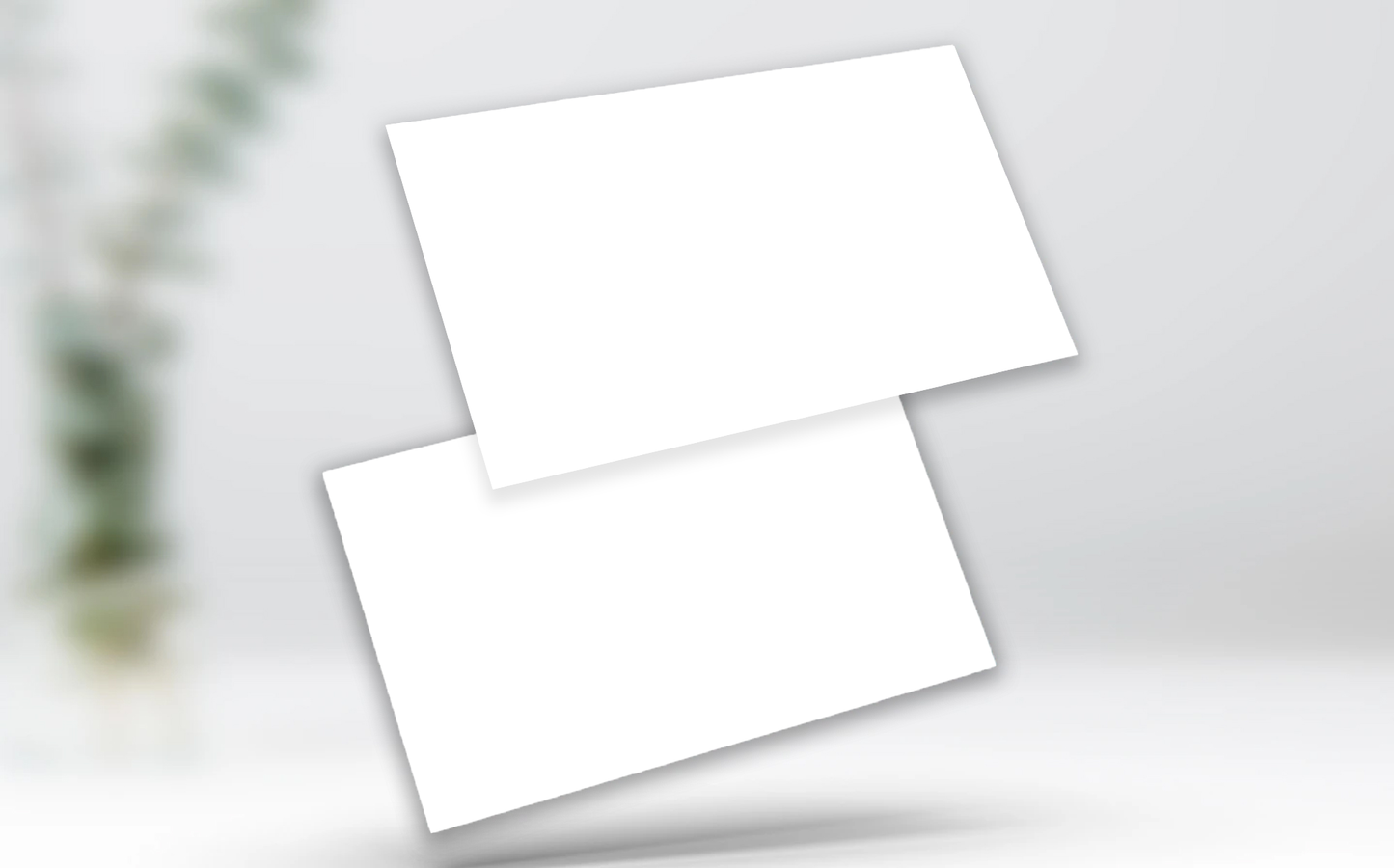 Blank Business Message Cards x 200 cards. White 300gsm Card, 85mm x 55mm. Ideal for Notes, Gift Tags, Invitations, Flash Cards, DIY Projects, Scrapbooking, Card-Making.