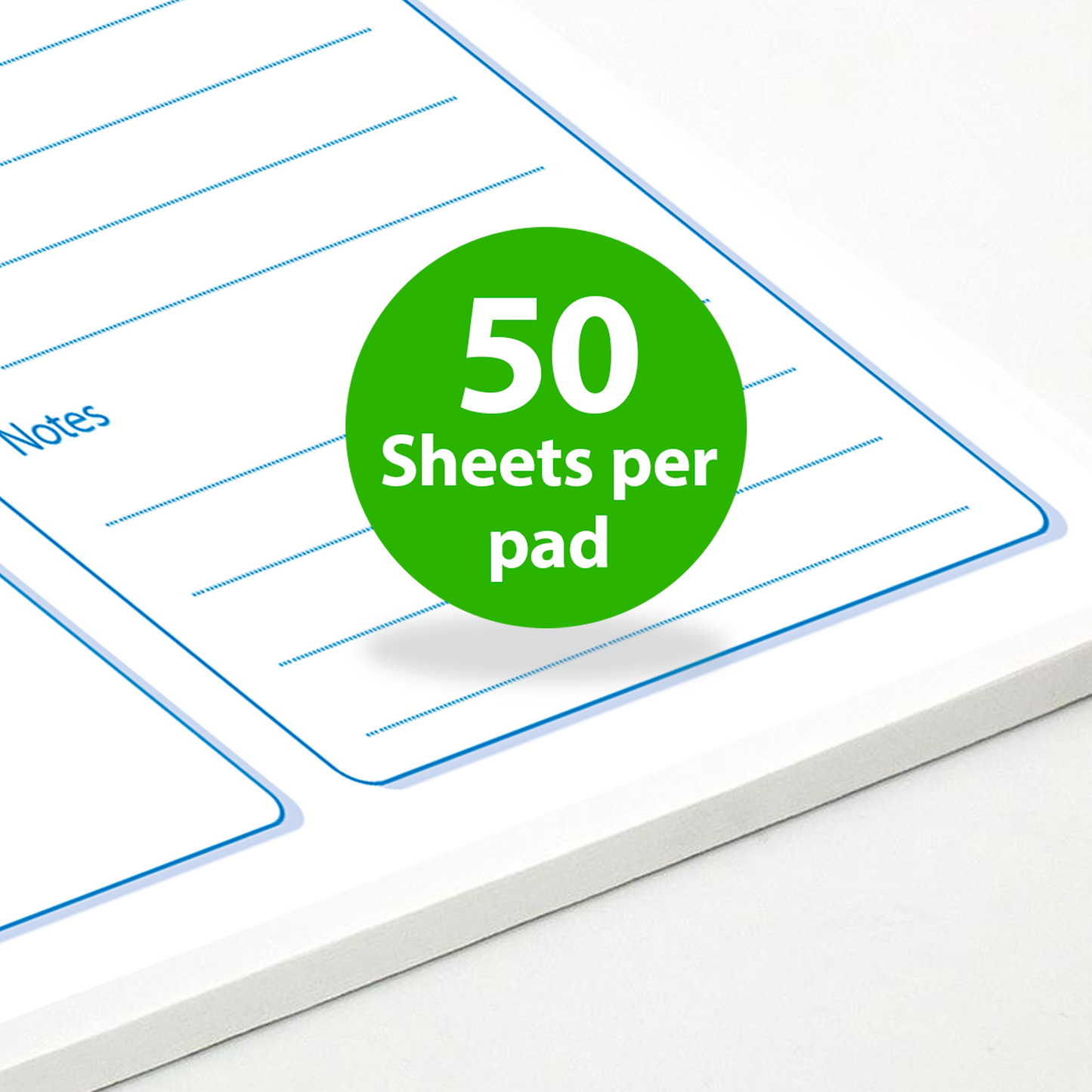 A3 Desk Pad with Things To Do Today List - 50 Sheets - 90gsm Premium Paper, Glued with Tough Cardboard Back