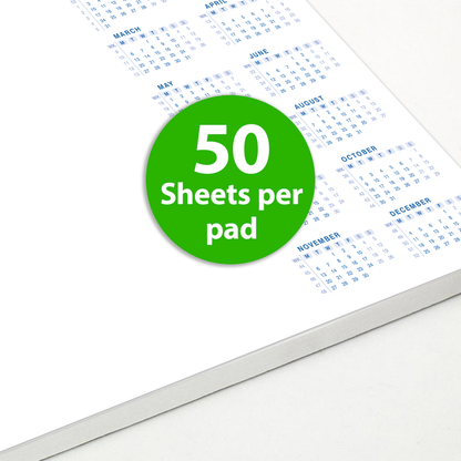 2 Year Calendar Desk Pad A3 – 2027–2028 Weekly Planner with To Do List & Notes – 50 Sheets – 90gsm Premium Paper