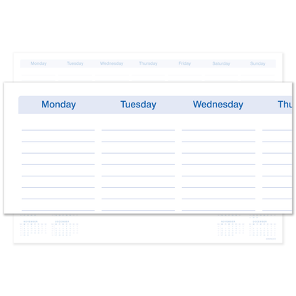 2 Year Calendar Desk Pad A3 – 2027–2028 Weekly Planner with To Do List & Notes – 50 Sheets – 90gsm Premium Paper