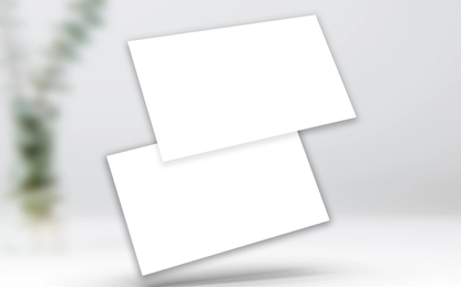 Blank Business Message Cards x 200 cards. White 300gsm Card, 85mm x 55mm. Ideal for Notes, Gift Tags, Invitations, Flash Cards, DIY Projects, Scrapbooking, Card-Making.