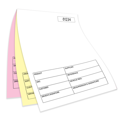 Weighbridge Tickets | A5 | Triplicate Sets | Box of 1000 Tickets