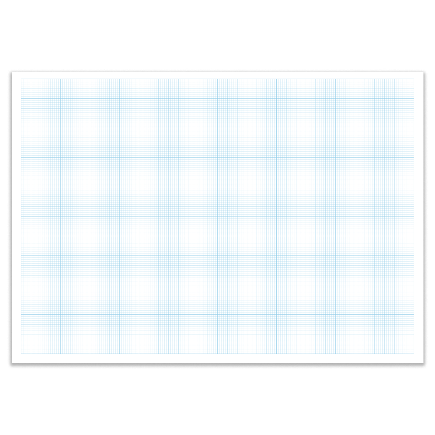 A3 Graph Pad 2-10-20mm Grid – 50 Sheets 90gsm Graph Paper for Technical Drawing, Plotting Graphs, Engineering & Drafting – Ocean Pads (70376)
