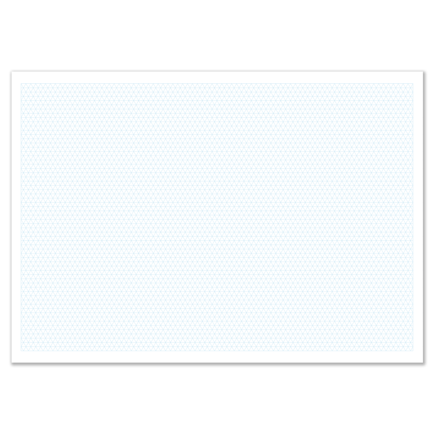 A3 Graph Pad 5mm Isometric Grid – 50 Sheets 90gsm Graph Paper for Technical Drawing, Engineering, Design & Drafting – Ocean Pads (70420)