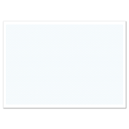 A3 Graph Pad 5mm Isometric Grid – 50 Sheets 90gsm Graph Paper for Technical Drawing, Engineering, Design & Drafting – Ocean Pads (70420)