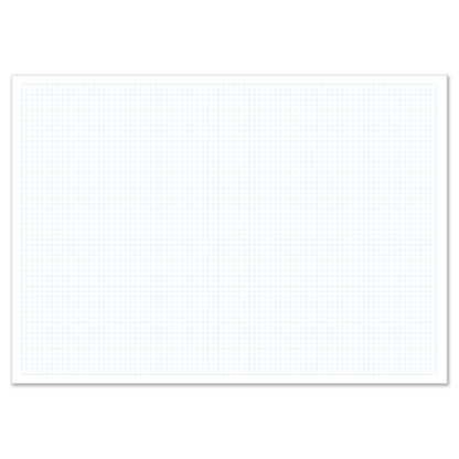 A3 Graph Pad 5mm Square Grid – 50 Sheets 90gsm Graph Paper for Technical Drawing, Plotting Graphs, Engineering & Drafting – Ocean Pads (70512)