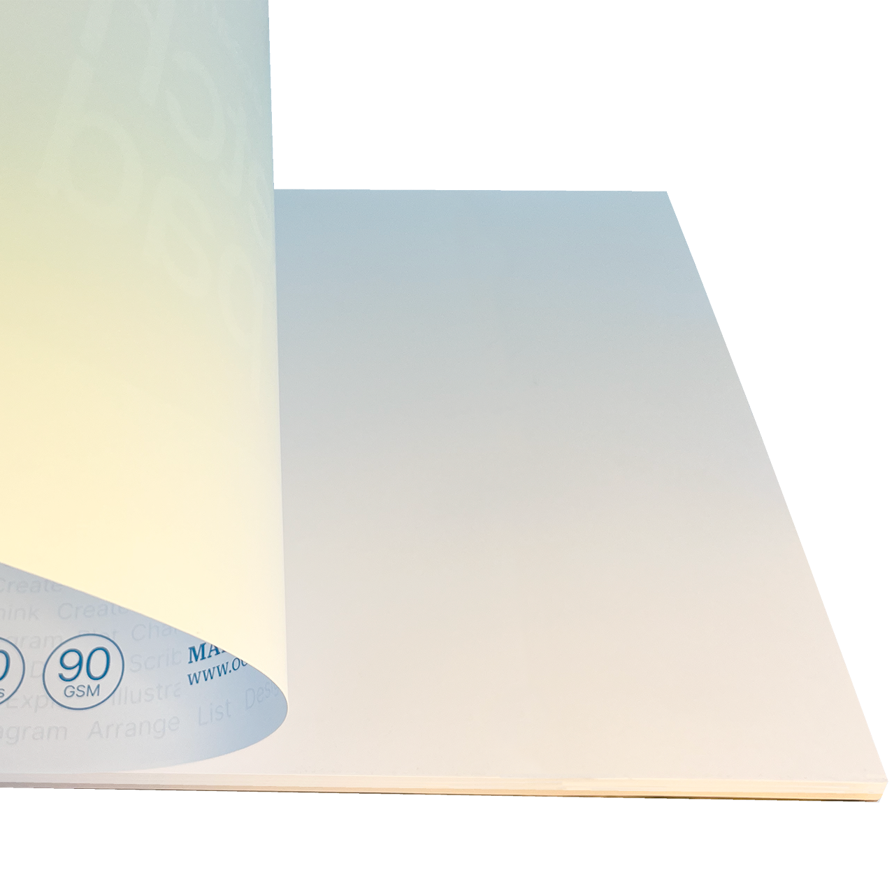 A3 Sketchpad – 50 Sheets of Smooth 90gsm Paper (420 x 297mm). Perfect for Sketches, Colouring, Notes, and Projects. Ideal for Kids, Students, Professionals, and hobbyists.