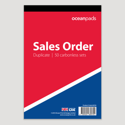 Sales Order Book, A5, 2-Part Duplicate, 50 Sets (69745)